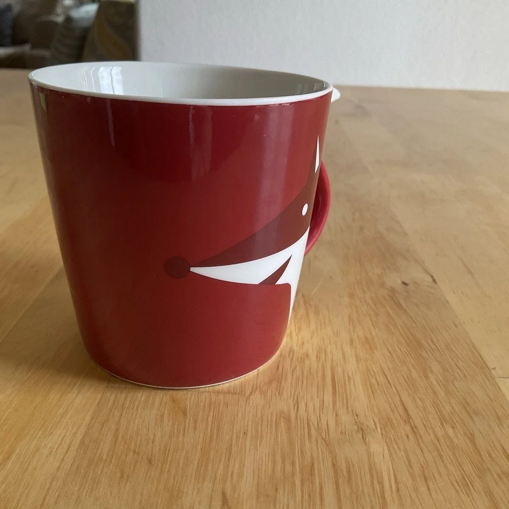 Starbucks Coffee Tea Mug 2012 Red Fox Tail Handle New Bone China - Picture 2 of 7